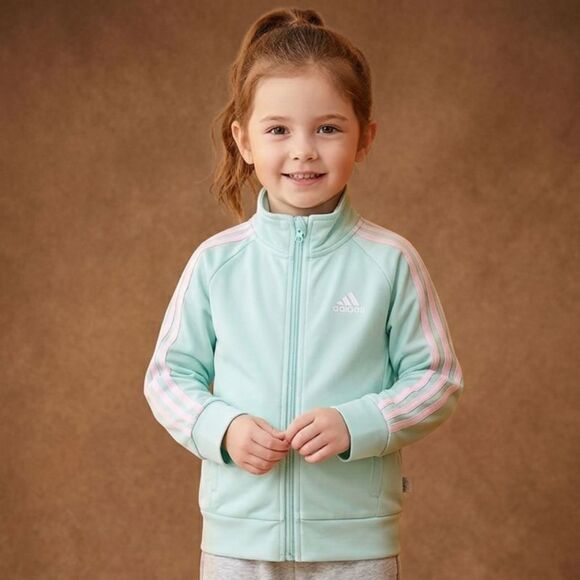 adidas Other - Adidas Girls Adicolor Classics Track Jacket Turquoise Pullover Size 5